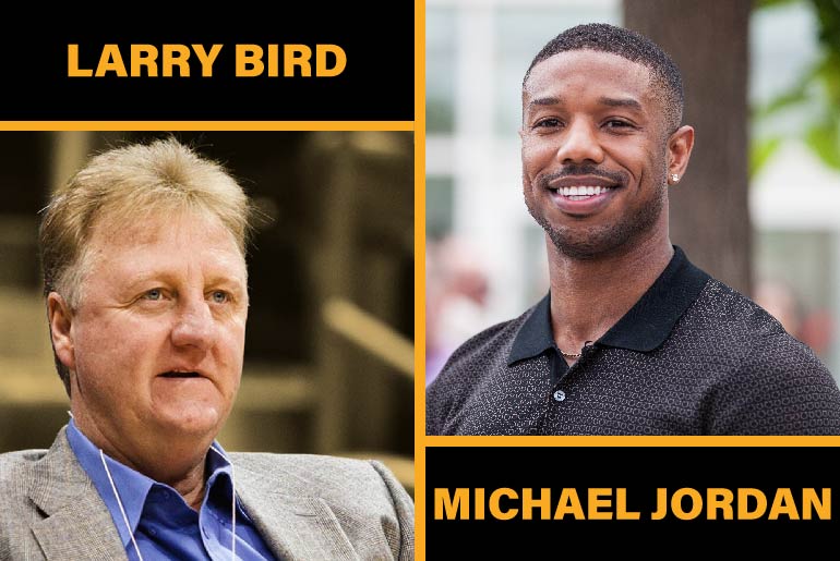 Leadership skills of Michael Jordan and Larry Bird