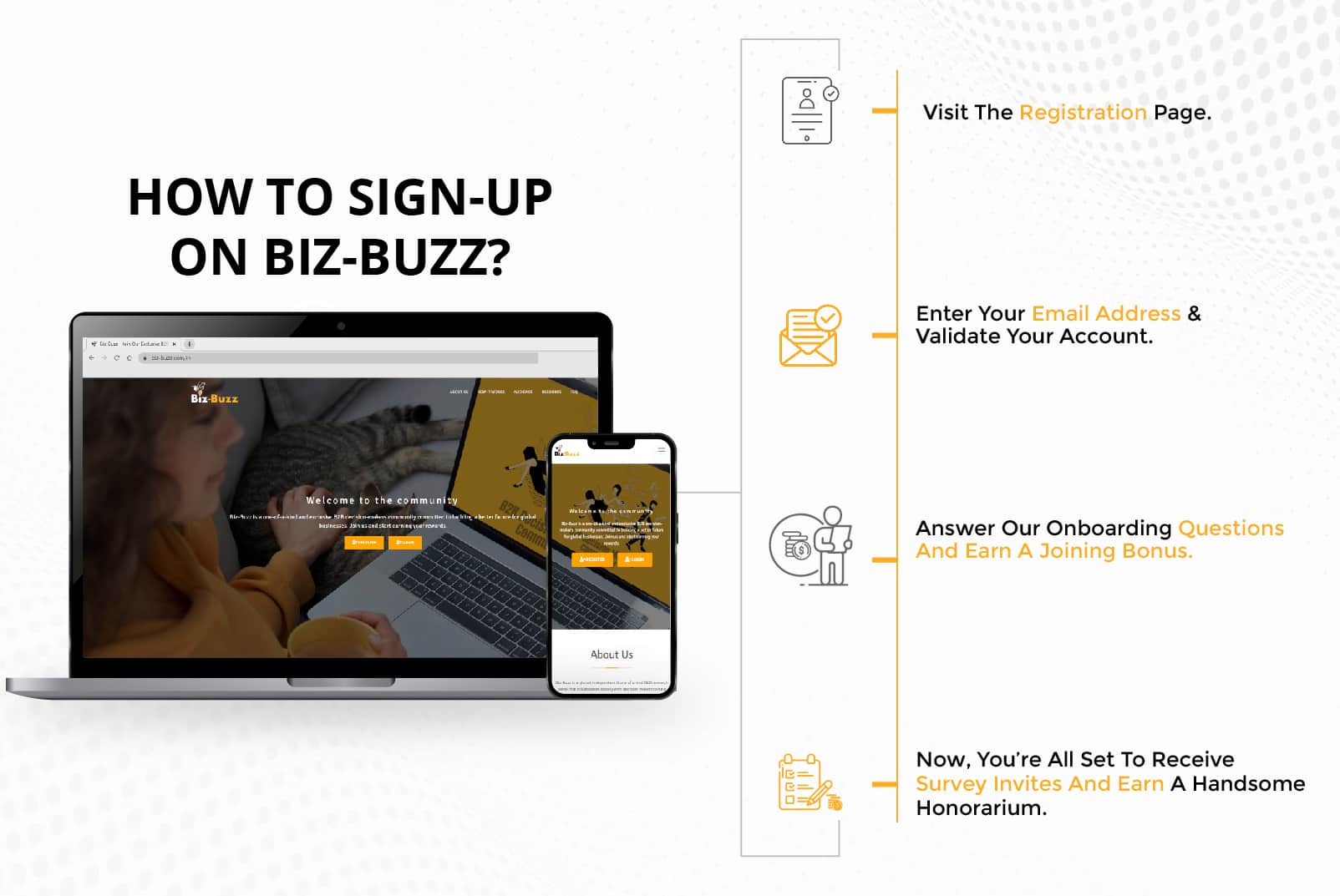 sign-up on Biz-Buzz